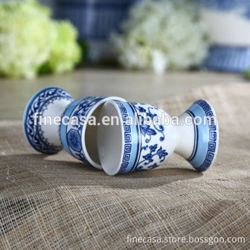 Elegant Fine New Bone China Egg Holder set of Blue in China